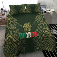 Mexico Football Bedding Set Aztec Pattern Eagle - Wonder Print Shop
