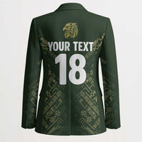 Custom Mexico Football Blazer Aztec Pattern Eagle - Wonder Print Shop