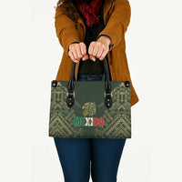 Mexico Football Leather Bag Aztec Pattern Eagle - Wonder Print Shop