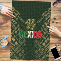 Mexico Football Puzzle Aztec Pattern Eagle - Wonder Print Shop