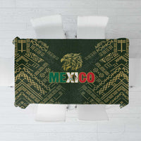 Mexico Football Tablecloth Aztec Pattern Eagle - Wonder Print Shop