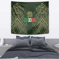 Mexico Football Tapestry Aztec Pattern Eagle - Wonder Print Shop