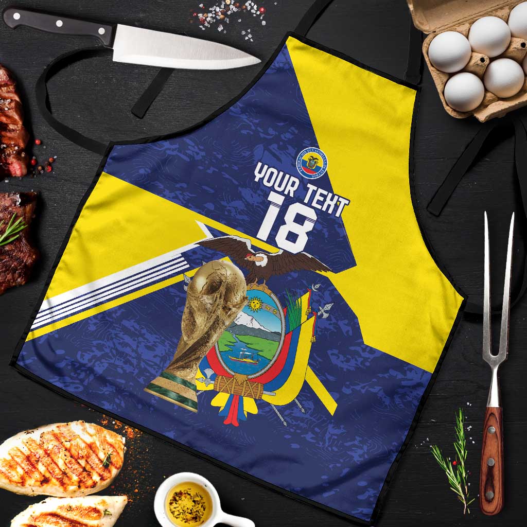 Ecuador Football Custom Apron Road To World Cup 2026 - Wonder Print Shop