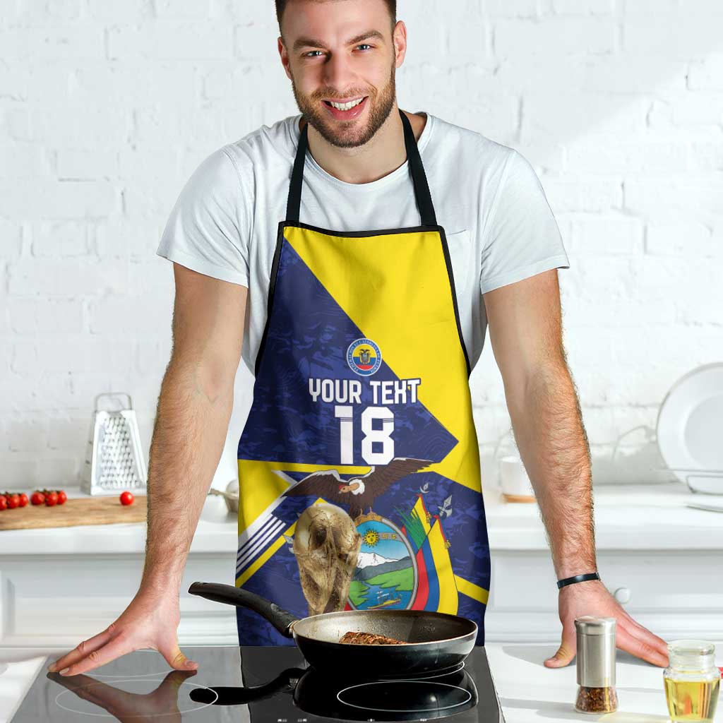 Ecuador Football Custom Apron Road To World Cup 2026 - Wonder Print Shop