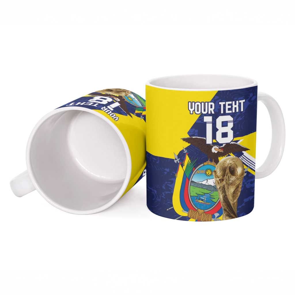 Ecuador Football Custom Ceramic Mug Road To World Cup 2026 - Wonder Print Shop