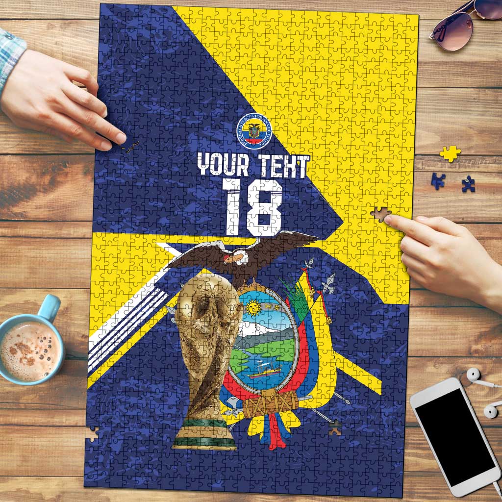 Ecuador Football Custom Puzzle Road To World Cup 2026 - Wonder Print Shop