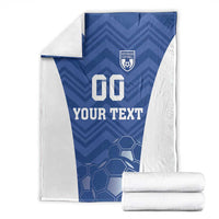 Custom Estonia Football Blanket Eesti Jalgpallikoondis