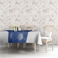 Custom Estonia Football Tablecloth Eesti Jalgpallikoondis