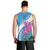 Personalized San Marino Men Tank Top Libertas Cyclamen Flowers