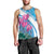 Personalized San Marino Men Tank Top Libertas Cyclamen Flowers