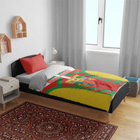 Basque Country Bedding Set Zazpiak Bat Flag Style