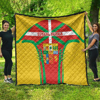 Basque Country Quilt Zazpiak Bat Flag Style