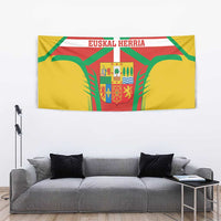 Basque Country Tapestry Zazpiak Bat Flag Style