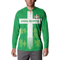 Custom Basque Euskadi Football Button Sweatshirt Euskal Selekzioa Go Champion