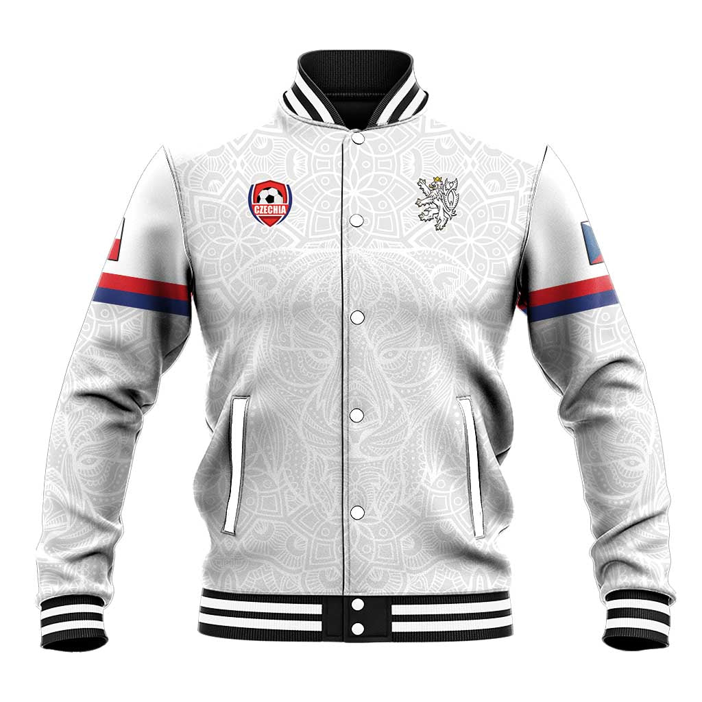 Custom Czech Republic Football White Version Baseball Jacket Go Champion Sporty Style LT18