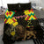 Ethiopia Enkutatash Lion of Judah Bedding Set With Folk Pattern - Wonder Print Shop