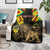 Ethiopia Enkutatash Lion of Judah Blanket With Folk Pattern