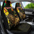 Ethiopia Enkutatash Lion of Judah Car Seat Cover With Folk Pattern - Wonder Print Shop