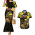 Ethiopia Enkutatash Lion of Judah Couples Matching Mermaid Dress and Hawaiian Shirt With Folk Pattern - Wonder Print Shop