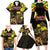 Ethiopia Enkutatash Lion of Judah Family Matching Long Sleeve Bodycon Dress and Hawaiian Shirt With Folk Pattern - Wonder Print Shop