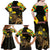 Ethiopia Enkutatash Lion of Judah Family Matching Off Shoulder Maxi Dress and Hawaiian Shirt With Folk Pattern