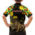 Ethiopia Enkutatash Lion of Judah Family Matching Summer Maxi Dress and Hawaiian Shirt With Folk Pattern