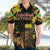 Ethiopia Enkutatash Lion of Judah Hawaiian Shirt With Folk Pattern