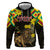 Ethiopia Enkutatash Lion of Judah Hoodie With Folk Pattern - Wonder Print Shop