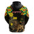 Ethiopia Enkutatash Lion of Judah Hoodie With Folk Pattern - Wonder Print Shop