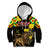 Ethiopia Enkutatash Lion of Judah Kid Hoodie With Folk Pattern - Wonder Print Shop