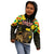 Ethiopia Enkutatash Lion of Judah Kid Hoodie With Folk Pattern - Wonder Print Shop