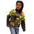 Ethiopia Enkutatash Lion of Judah Kid Hoodie With Folk Pattern - Wonder Print Shop