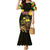 Ethiopia Enkutatash Lion of Judah Mermaid Dress With Folk Pattern