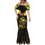 Ethiopia Enkutatash Lion of Judah Mermaid Dress With Folk Pattern