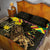 Ethiopia Enkutatash Lion of Judah Quilt Bed Set With Folk Pattern - Wonder Print Shop