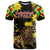 Ethiopia Enkutatash Lion of Judah T Shirt With Folk Pattern - Wonder Print Shop