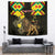 Ethiopia Enkutatash Lion of Judah Tapestry With Folk Pattern