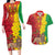 Ethiopia Enkutatash Melkam Addis Amet Couples Matching Long Sleeve Bodycon Dress and Hawaiian Shirt With Bidens Macroptera - Wonder Print Shop