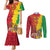 Ethiopia Enkutatash Melkam Addis Amet Couples Matching Mermaid Dress and Long Sleeve Button Shirt With Bidens Macroptera