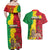 Ethiopia Enkutatash Melkam Addis Amet Couples Matching Off Shoulder Maxi Dress and Hawaiian Shirt With Bidens Macroptera - Wonder Print Shop