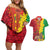 Ethiopia Enkutatash Melkam Addis Amet Couples Matching Off Shoulder Short Dress and Hawaiian Shirt With Bidens Macroptera - Wonder Print Shop