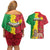 Ethiopia Enkutatash Melkam Addis Amet Couples Matching Off Shoulder Short Dress and Hawaiian Shirt With Bidens Macroptera - Wonder Print Shop