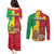 Ethiopia Enkutatash Melkam Addis Amet Couples Matching Puletasi and Long Sleeve Button Shirt With Bidens Macroptera - Wonder Print Shop