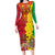 Ethiopia Enkutatash Melkam Addis Amet Family Matching Long Sleeve Bodycon Dress and Hawaiian Shirt With Bidens Macroptera - Wonder Print Shop