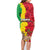 Ethiopia Enkutatash Melkam Addis Amet Family Matching Long Sleeve Bodycon Dress and Hawaiian Shirt With Bidens Macroptera - Wonder Print Shop