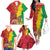 Ethiopia Enkutatash Melkam Addis Amet Family Matching Off The Shoulder Long Sleeve Dress and Hawaiian Shirt With Bidens Macroptera