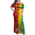 Ethiopia Enkutatash Melkam Addis Amet Family Matching Off Shoulder Maxi Dress and Hawaiian Shirt With Bidens Macroptera