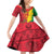 Ethiopia Enkutatash Melkam Addis Amet Family Matching Off Shoulder Short Dress and Hawaiian Shirt With Bidens Macroptera