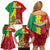 Ethiopia Enkutatash Melkam Addis Amet Family Matching Off Shoulder Short Dress and Hawaiian Shirt With Bidens Macroptera