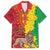 Ethiopia Enkutatash Melkam Addis Amet Family Matching Off Shoulder Short Dress and Hawaiian Shirt With Bidens Macroptera